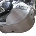 B&B aluminium bash plate fitted to a Kawasaki KX250F dirt bike