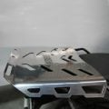 B&B aluminium luggage plate fitted to a BMW F800GS motorcycle