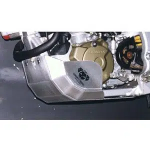 B&B aluminium rally bash plate fitted to a Honda XR650R