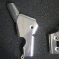 Honda XR250 frame guards in black – left and right side protection by B&B Off Road