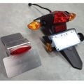 Honda CRF250L number plate holder mounted at the rear