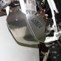 B&B aluminium bash plate fitted to a Husqvarna FE350 dirt bike