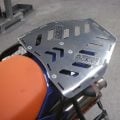 B&B aluminium rear luggage plate fitted to a KTM 950 or 990 Adventure