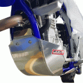 B&B aluminium bash plate fitted to a Sherco 450 Racing dirt bike