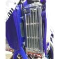 B&B aluminium radiator guard fitted to a Sherco dirt bike