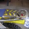 B&B Off Road rear carry rack fitted to Suzuki DR-Z250 dirt bike