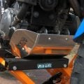 B&B Off Road aluminium bash plate fitted to Yamaha Tenere motorcycle