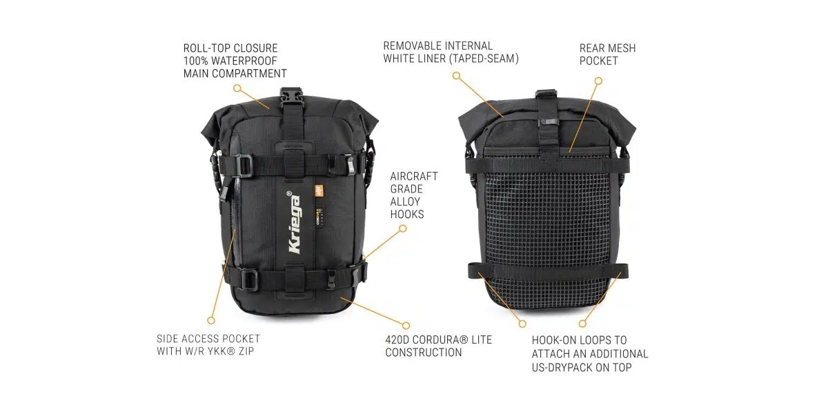 Kriega US-5 Tailpack - B&B Off Road Engineering