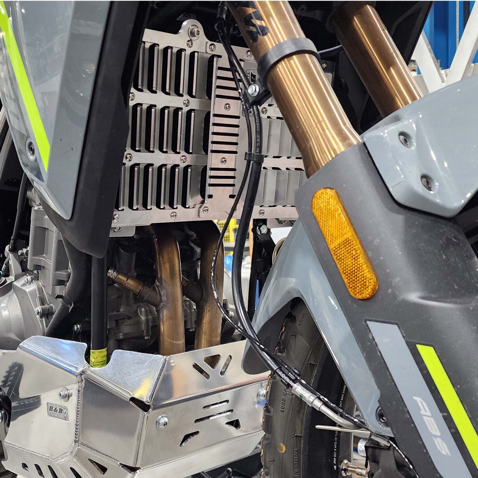 Feed Guard Radiator Radiator Guard - CFMOTO 450MT | IBEX 450 24-26 - B&B Off Road Engineering