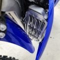 Polished B&B bash plate fitted to a 2024 Yamaha YZ450F