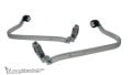 Black Barkbusters VPS motorcycle handguards with black wind deflectors