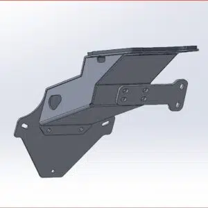 Number Plate Holder to suit Camel ADV Aux Tank - Yamaha XTZ690/Tenere 700 19-21 | Euro 5 22-25 | World Raid 22-26