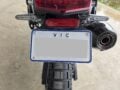 Number Plate Holder to suit Vandemon Titanium Exhaust - Yamaha XTZ690/Tenere 700 19-21 | Euro 5 22-25 | World Raid 22-24/25