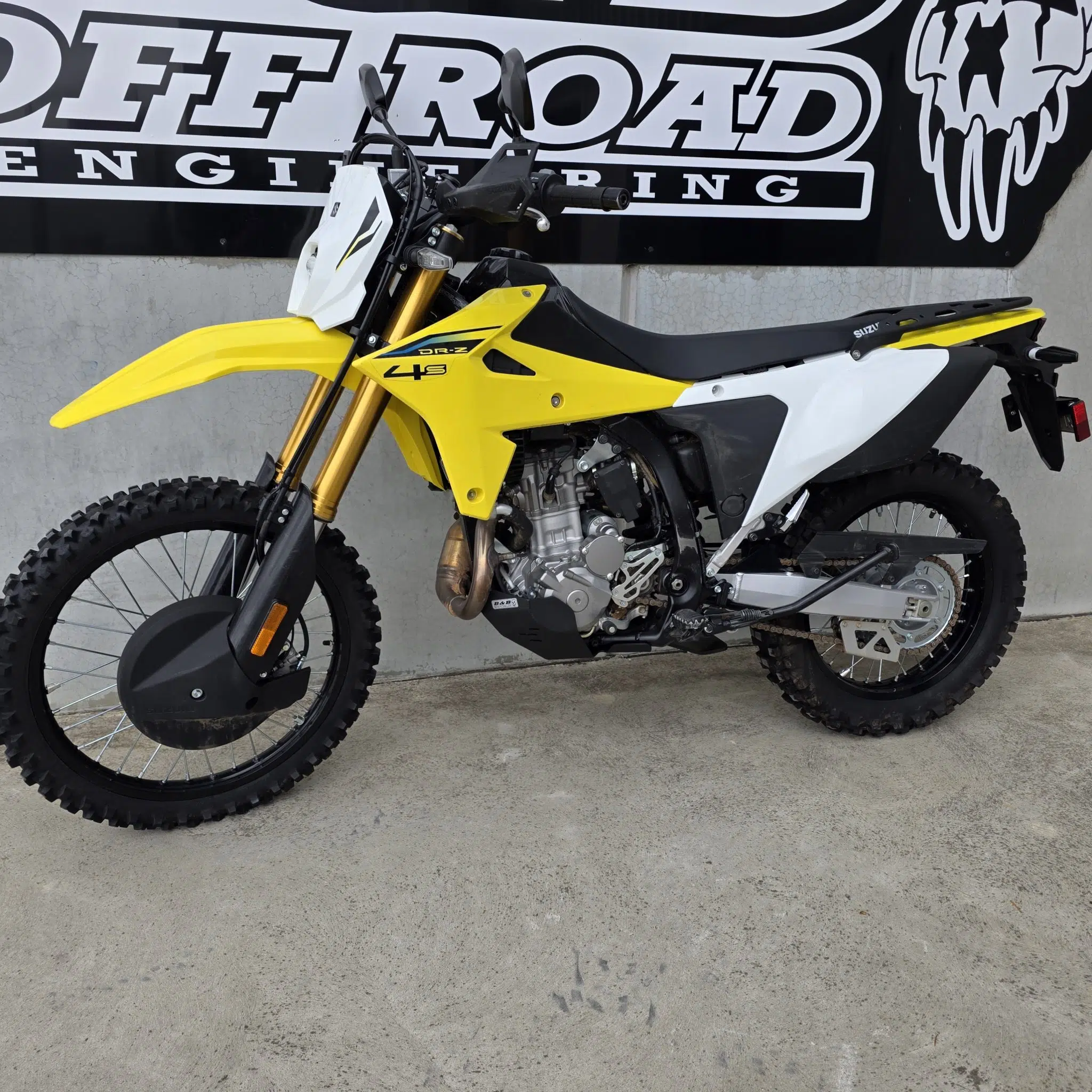 Dr4s Top Rack Rear Carry Rack - Suzuki DR-Z4S 25-26 - B&B Off Road Engineering