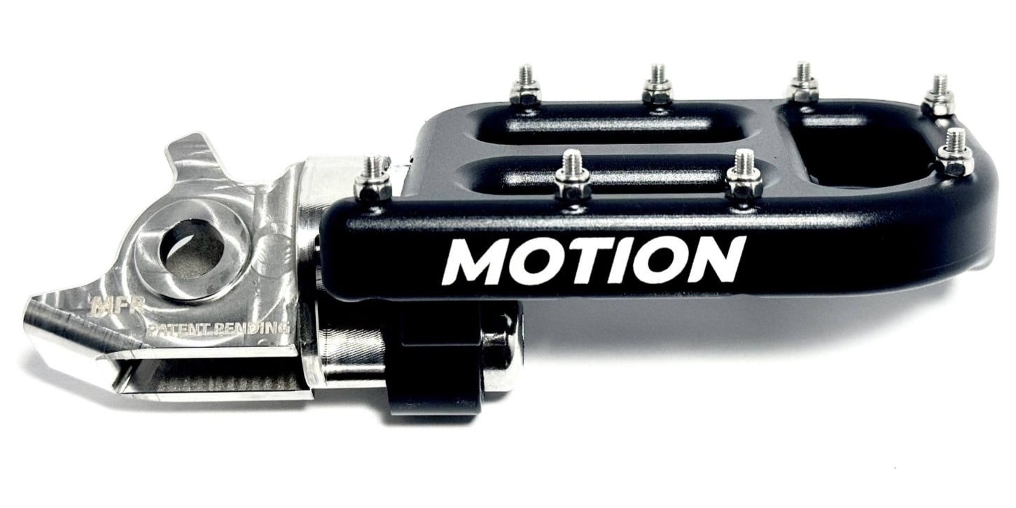 Motion Footpegs for off-road motorcycles